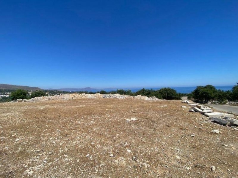 Prines Kreta, Prines: Grundstück mit herrlichem Meerblick in Prines Grundstück kaufen